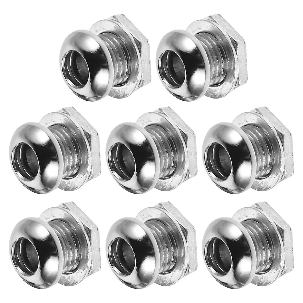 8 Pcs Screw Snare Drum Screws Dampers Water Pipe Angle Valve Steel Wok Handle Vent