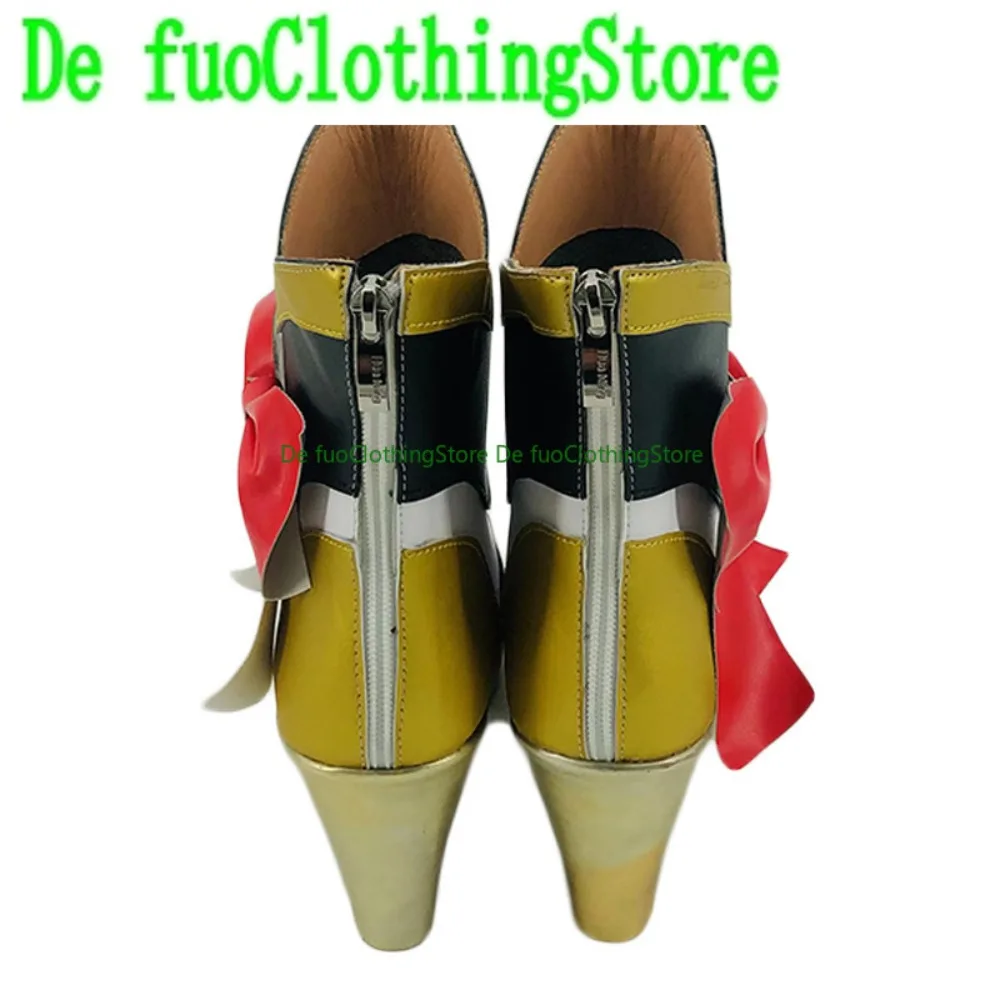 

Одежда Genshin Impact Noelle Обувь для косплея Аниме Игра Ролевые костюмы для Хэллоуина Обувь СапогиDefuo