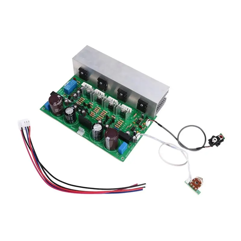 

Плата усилителя звука (4 конденсатора) + бесплатная проводка, AC24-30V, мощная звуковая плата-усилитель