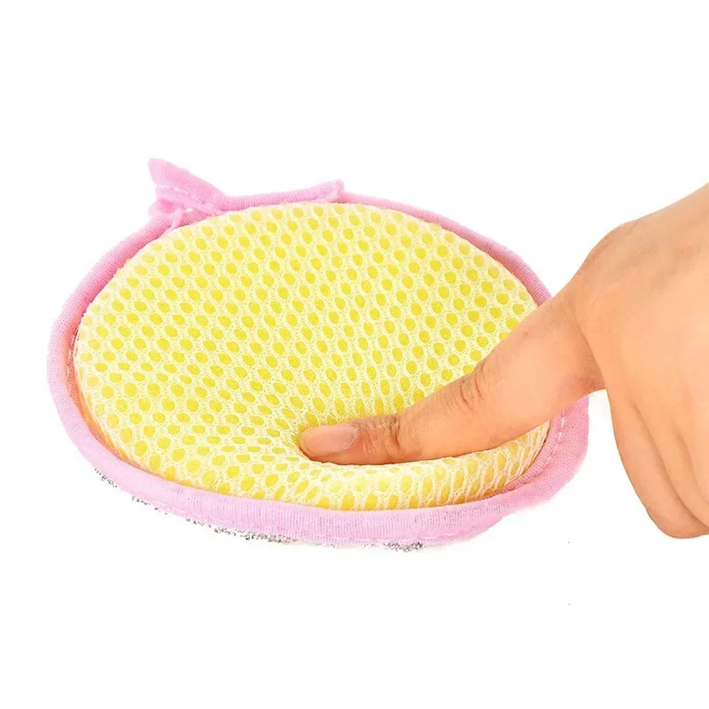 5/10Pcs Double Side Dishwashing Sponge Dish Washing Brush Pan Pot Dish Wash Sponges Household Cleaning Kitchen Tools