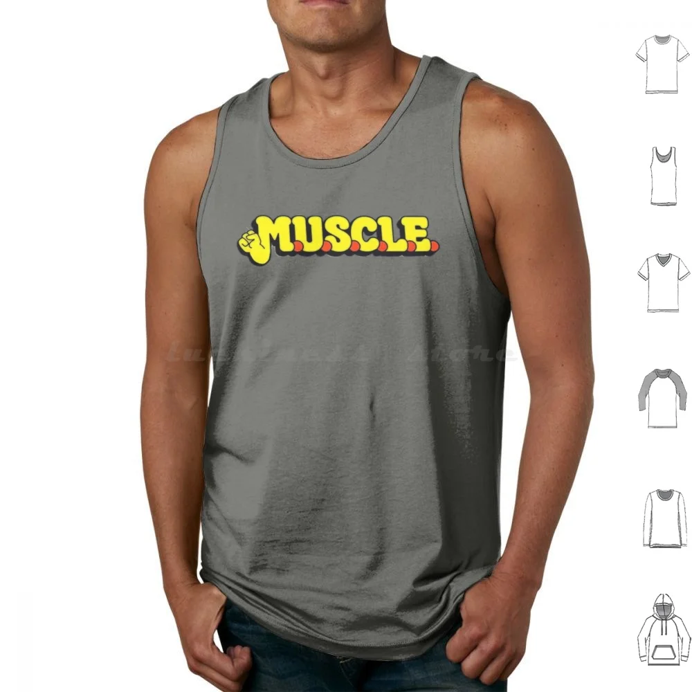 M.U.S.C.L.E. Toys Tank Tops Print Cotton 1980S 80S Toys Retro Vintage Generatio…