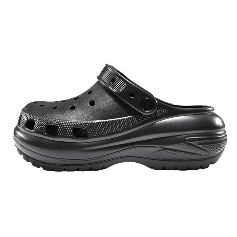 

Nimbus hole shoes beach breathable wear non-slip muffin 7cm cool slippers eva can be worn outside and durable 2026 new models