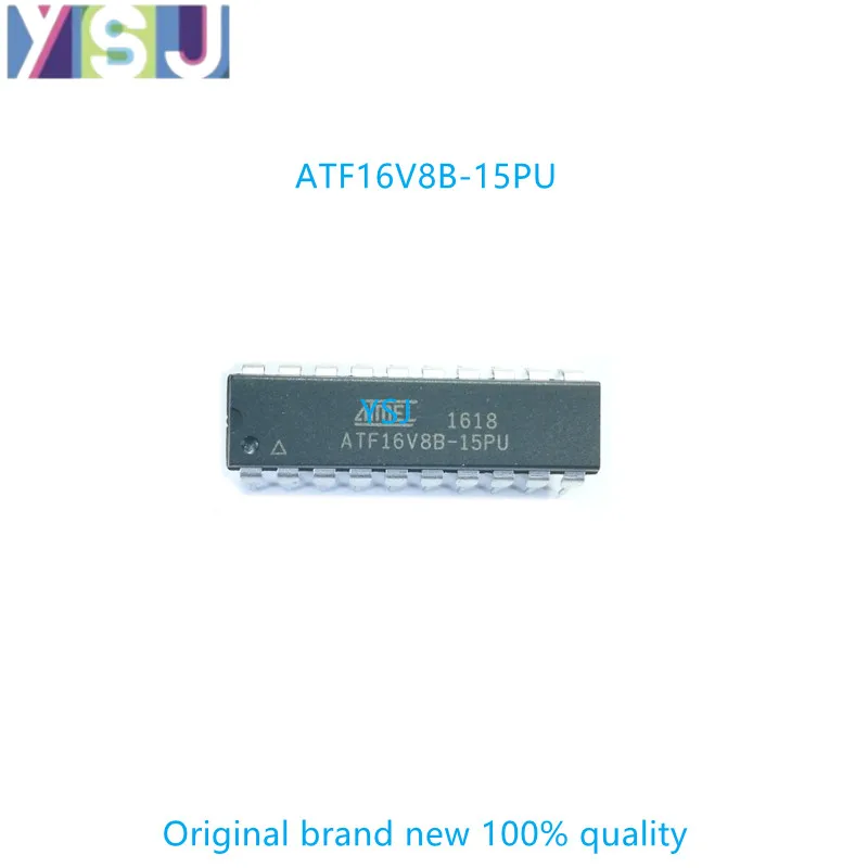 ATF16V8B-15PU 	 IC PLD 8MC 15NS 20DIP