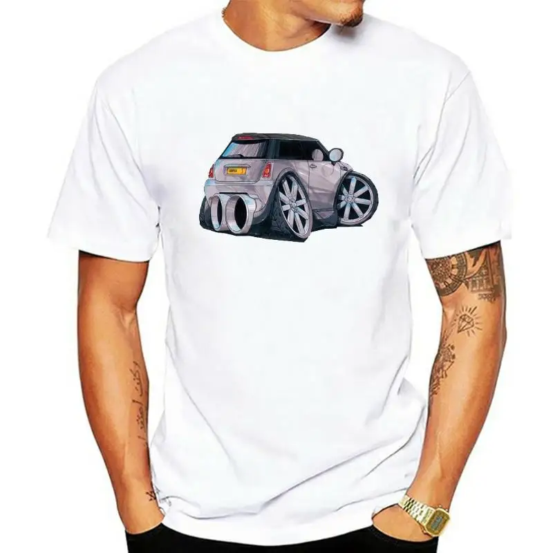 Mini Cooper S Silver Koolart T Shirt for Men