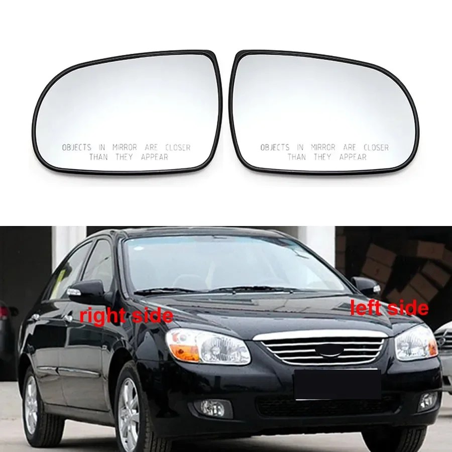 

For Kia Cerato 2006-2015 Car Accessories Exteriors Part Side Mirrors Reflective Lens Rearview Mirror Lenses Glass No Heating