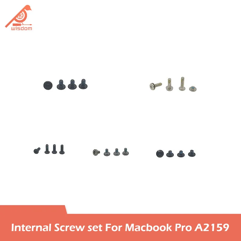 Laptop A2159 Internal Screw set For Macbook Pro 13" A2159 Screws Replacement EMC 3301 2019 Year