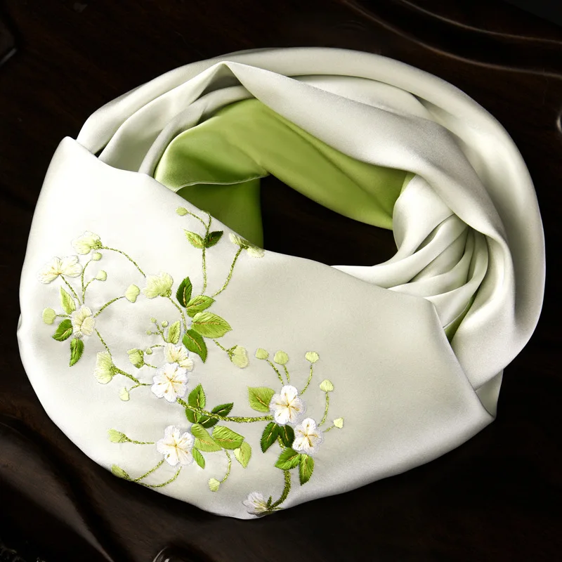 Suzhou Embroidery Scarf Women's Ethnic Style Gift Cheongsam