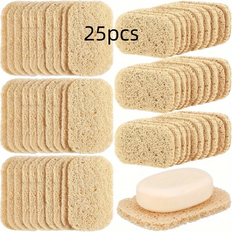 25pcs of a Non-Slip Soap Tray Featuring a Self-Draining Design, a Quick-Drying Rectangular Soap Dish Ideal for Both Bathroom And