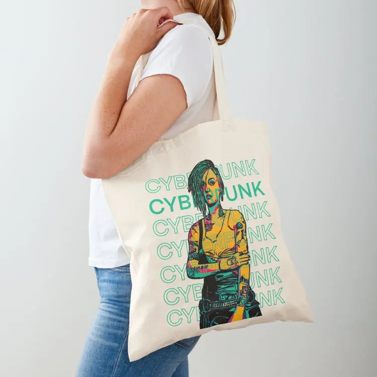 

Cyberpunk Personified Judy Alvarez v2 Tote Bag Shopping bags tote bag custom eco bag folding Women's beach bags