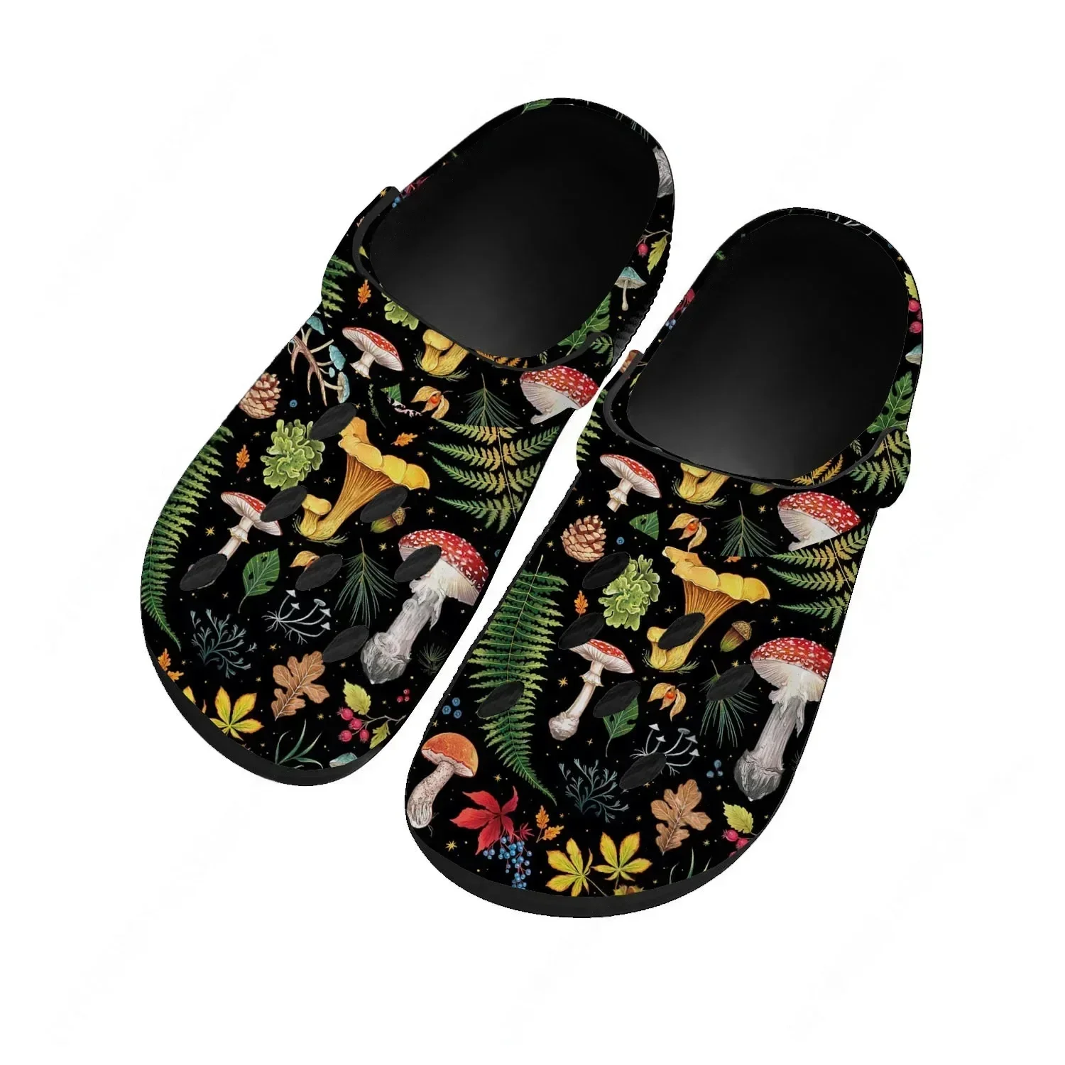 Mushroom Vintage Water Shoes Mens Womens Comfortable Fashion Home Garden Clogs Customizd Sandals Beach Breathable Hole Slippers