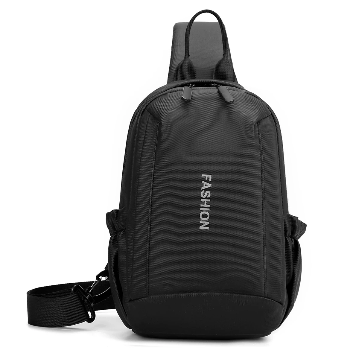 

Сумка через плечо из искусственной кожи, модная мужская нагрудная сумка большой вместимости, универсальная легкая сумка через плечо