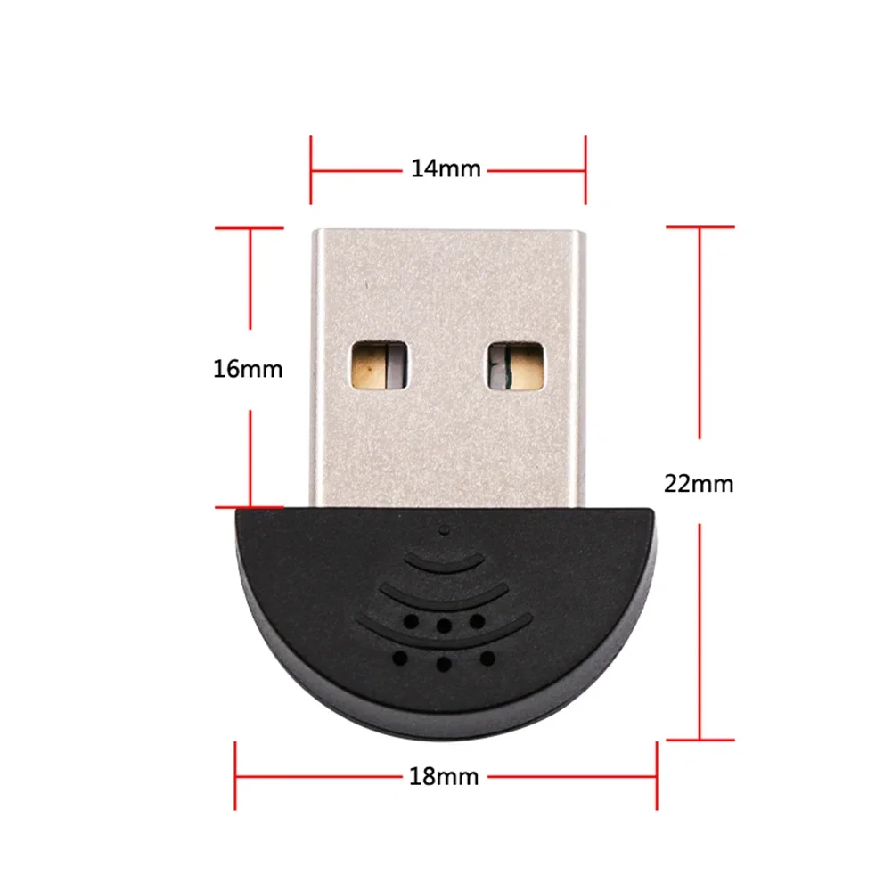 ميكروفون USB 2.0 محمول متعدد الاتجاهات ستيريو USB MIC لأجهزة الكمبيوتر المحمول والكمبيوتر الدردشة الصغيرة لميكروفونات USB MSN/Skype