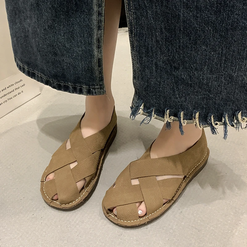 Women\'s Shoes Sandals Flats Low Heels Sneakers Casual Gladiator Barefoot Loafers Slip-on Summer Spring Comfortable on Promotion