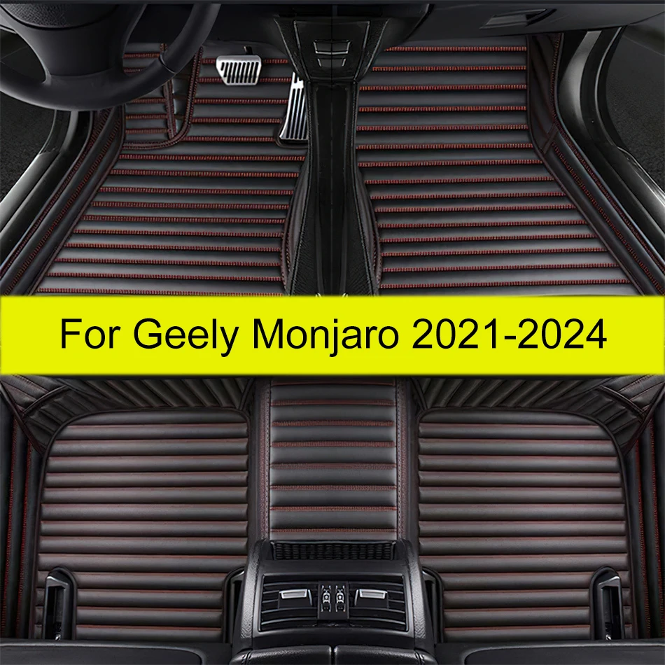 

Car Floor Mats For Geely Monjaro 2021-2024 Custom Auto Foot Pads Automobile Carpet Cover Interior Accessories