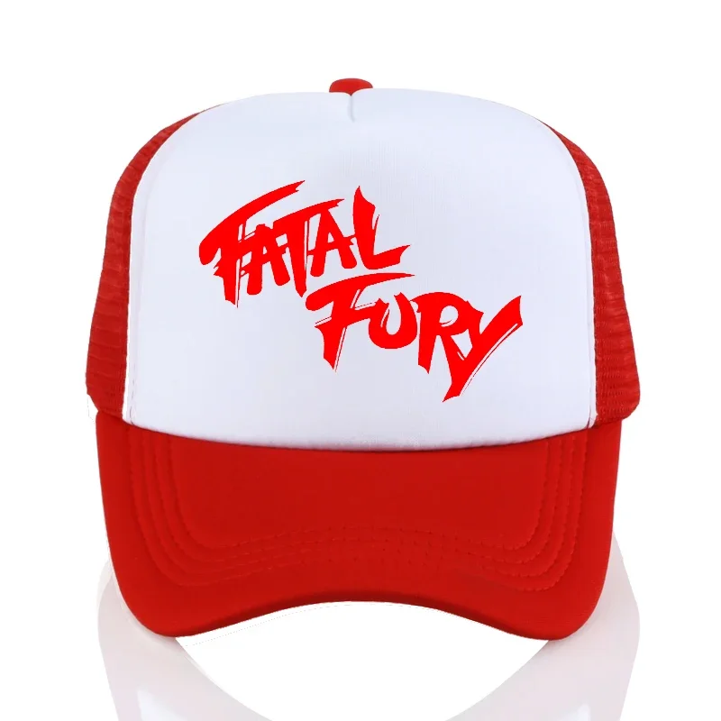 

Terry Bogard Cap The King of Fighters FURY FATAL Baseball caps Cosplay Coser Hat Summer Mesh breathable Caps for Men women