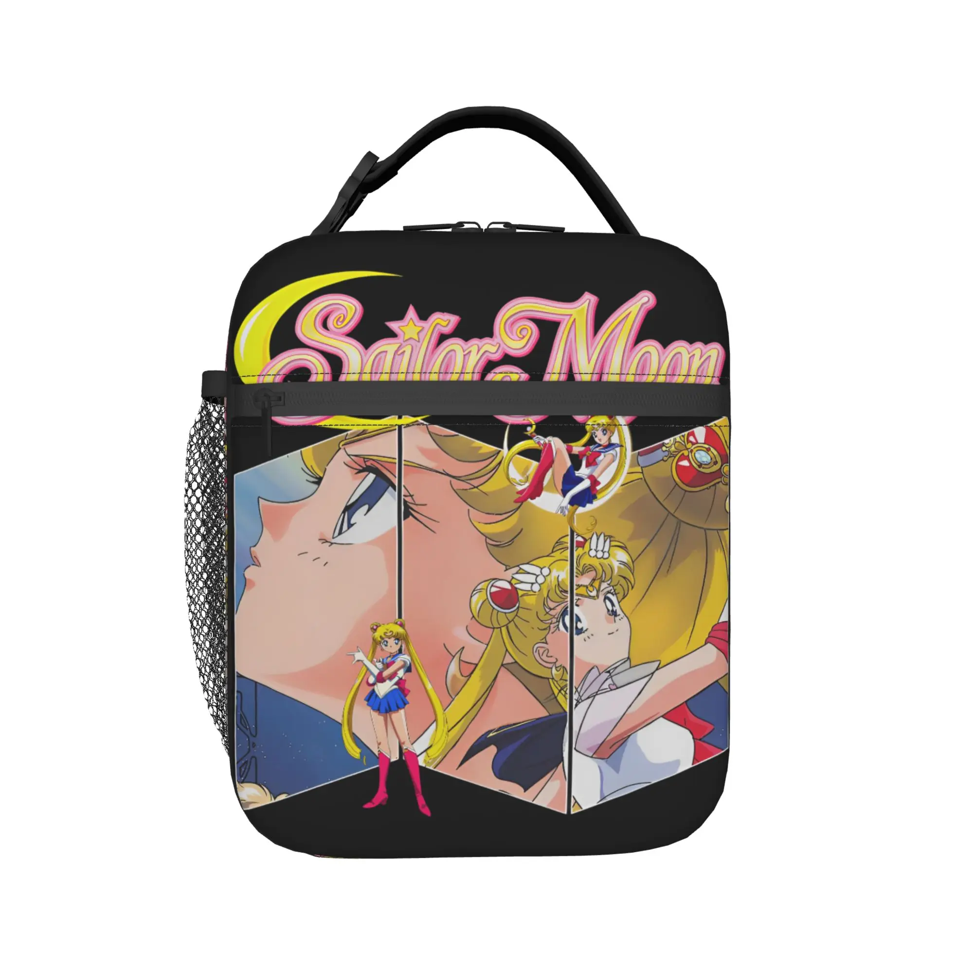 

Sailors Moons magical girl kitty cat Merch Insulated Lunch Tote Bag For Outdoor Food Container Thermal Cooler Bento Box