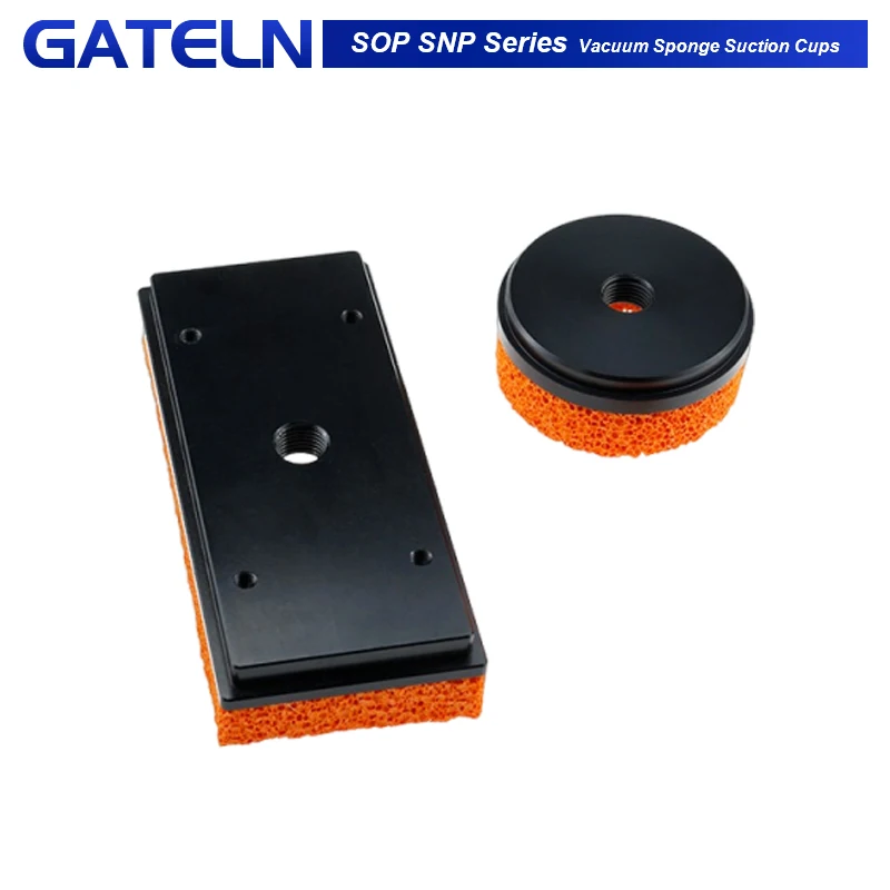 Pneumatic industrial sponge suction cup manipulator, large suction power, large flow traceless gripper