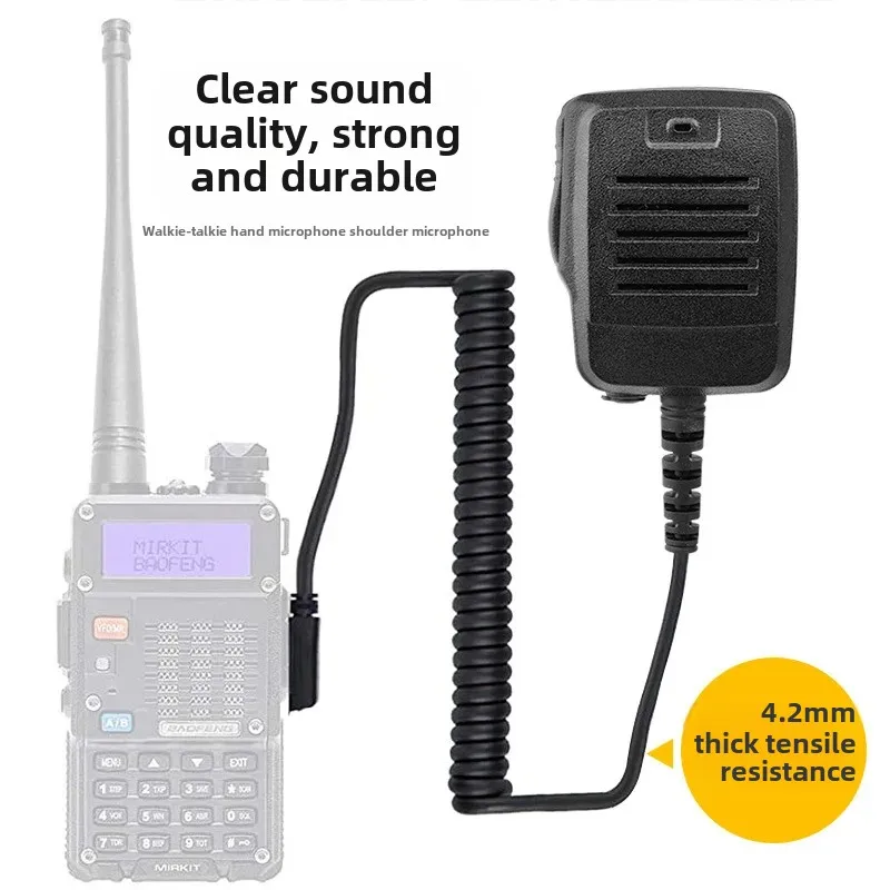 Freedconn KY Pro Intercomunicador Shoulder Microphone Compatible With Haihaida Hytera HYT TC500 TC610 PD502 TC700