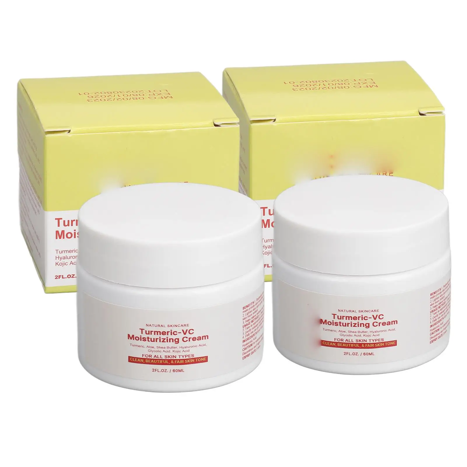 

Turmeric Vitamin C Cream for Dark Spot Lightening Moisturizer for Skin Pigmentation and for bikini Area 60ML
