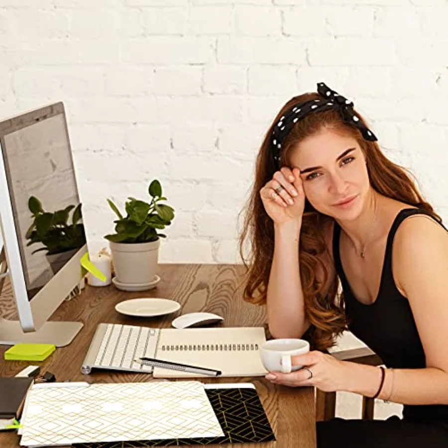 Mejore su espacio de trabajo con elegantes carpetas de archivos decorativas: paquete de 24 tamaños de letras 9,5 x 11,5 Stock pesado 1/3 pestañas cortadas 8 Un