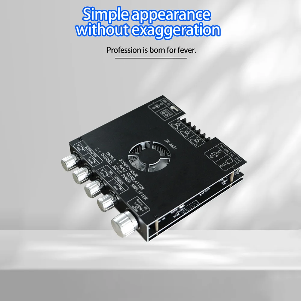 TPA3255 Bluetooth-Compatible Subwoofer Amplifier Board 2.1 Channel 220W*2+350W Low Tone Audio APP