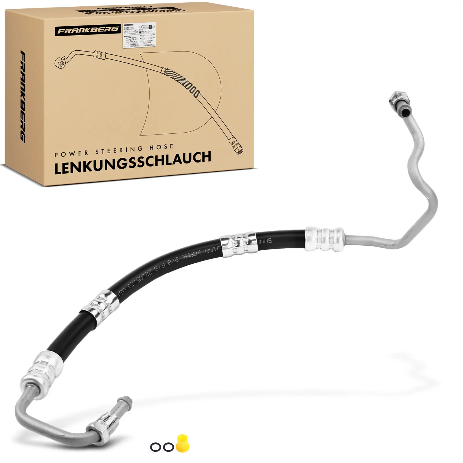 Frankberg 1x Servolenkung Schlauch für Opel Astra G CC Caravan Zafira A 1.6L-2.0L 1998-2005 0951477 9127419 57675 951477 3405553