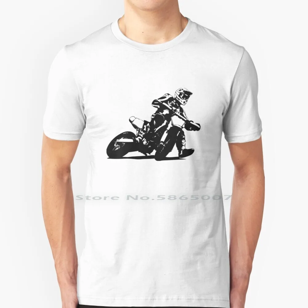 Supermoto T Shirt Cotton 6XL Supermoto Supermotard Motocross Moto Cross Supercross Enduro Motorcyclist Motorcycle Racing Race