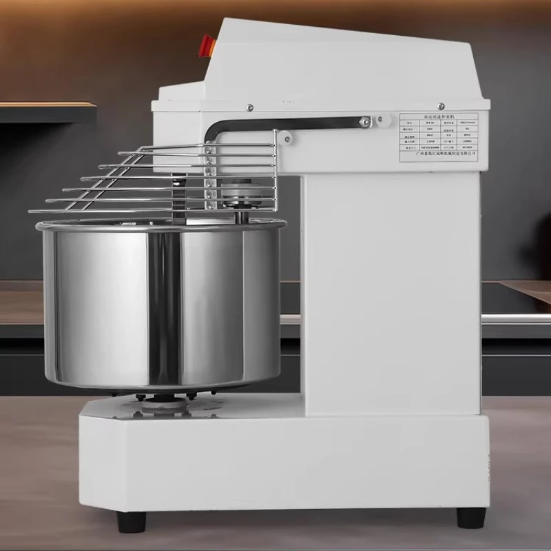 

H20H30 Dual-Motion Dual-Speed Dough Mixer: Commercial Silent Inverter Dough Whipping Machine, 15kg Kneading Mixing Machine JT40