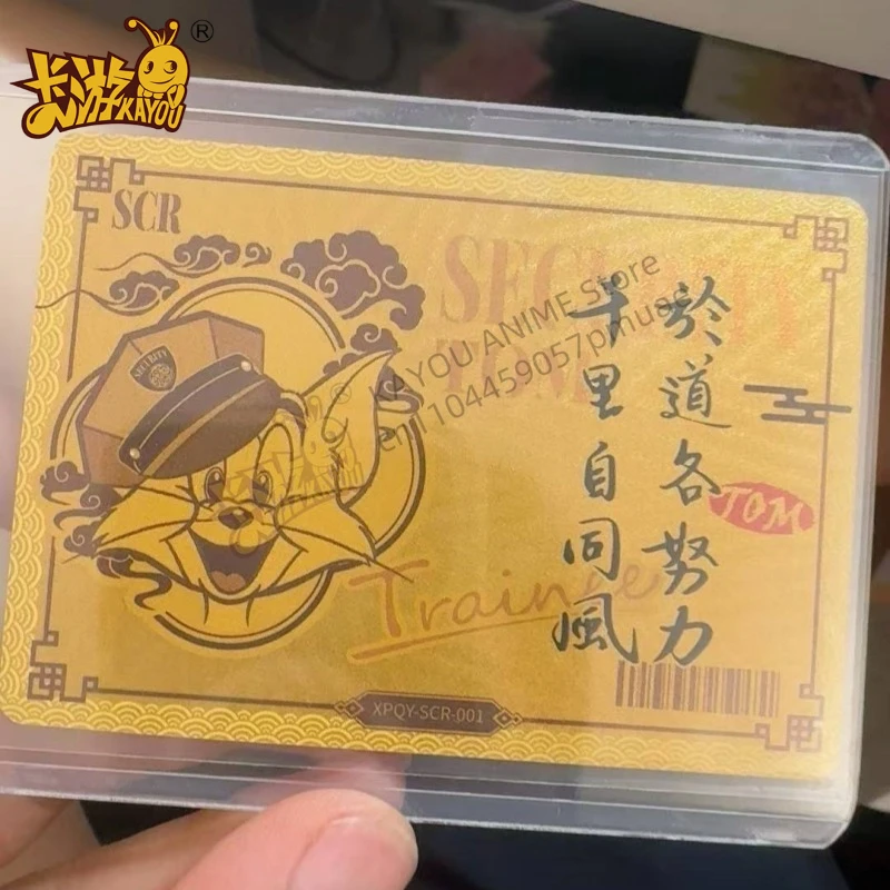 KAYOU Tom and Jerry Movie Collection Card Star Chart Qiyuan SCR Card Original Box Genuine Anime Peripheral Card Gift