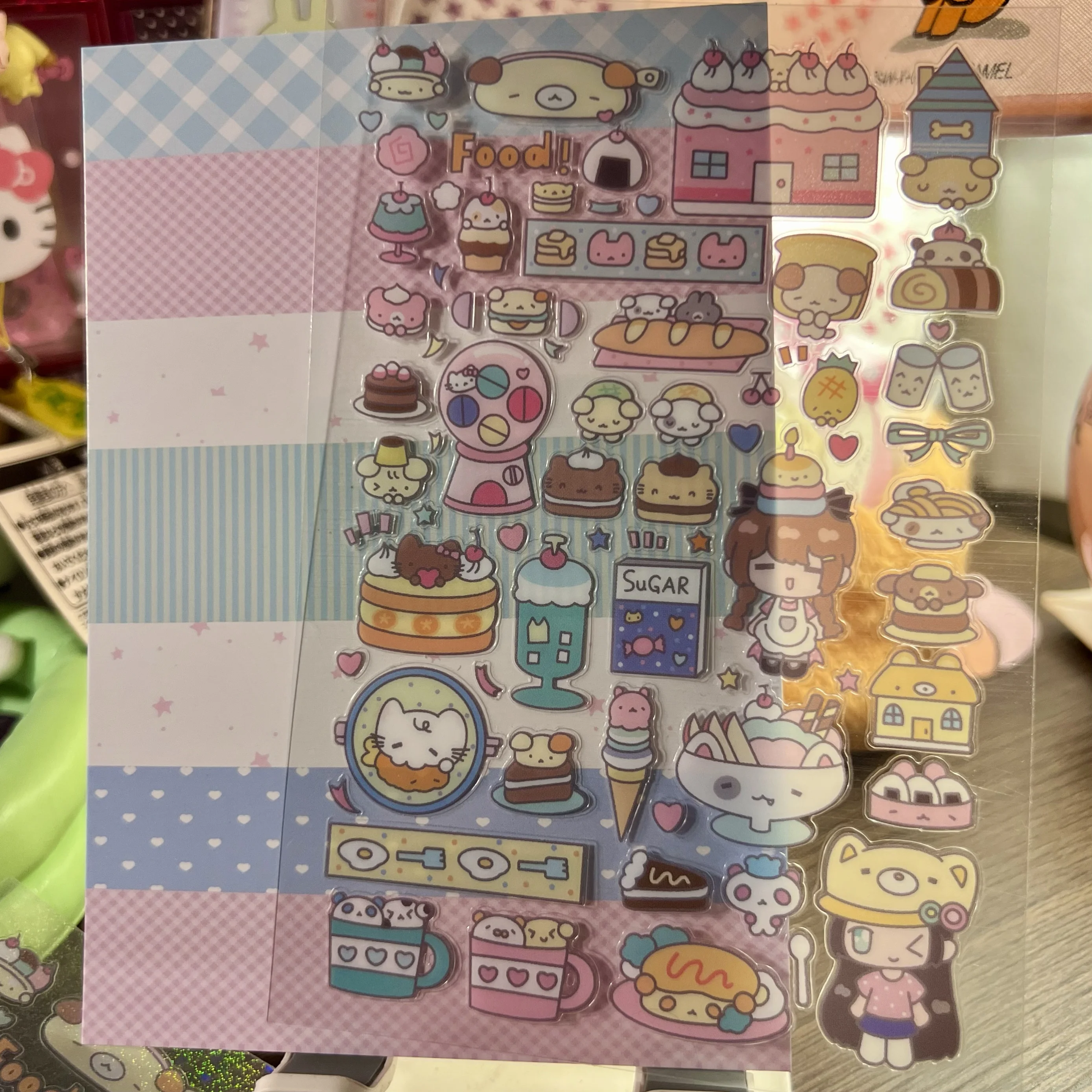 Cute dessert shop daily waterproof sticker decoration