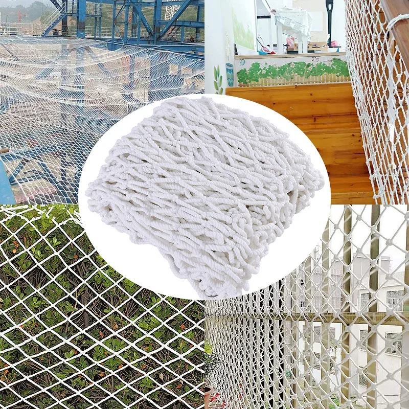 Children's Safety Net Construction Rope Fall Prevention Net Nylon Net Balcony Window Staircase Protection Safety Fence Cat Dog