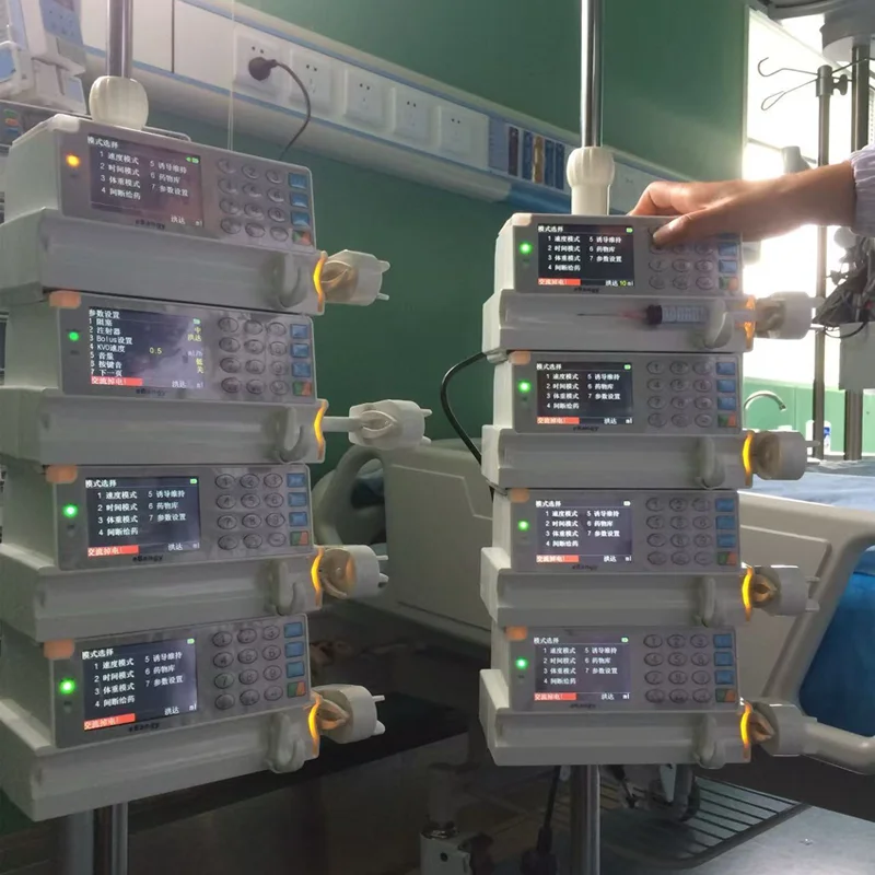 include heating Infusion Pump/ Syringe Pump  LCD real-time Alarm Transfusion Heater