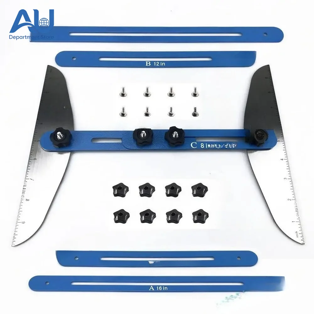 Multifunctional Folding Ruler Telescopic Ruler, Woodworking Tool Stair Tread Gauge
