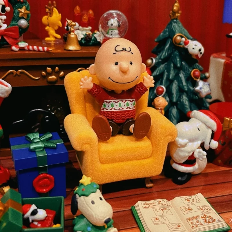 حقيقية إعادة النعناع سنوبي عشية عيد الميلاد شجرة عيد الميلاد شخصيات كرتونية كبسولة اللعب تحصيل نموذج الحلي اللعب هدايا المهرجان