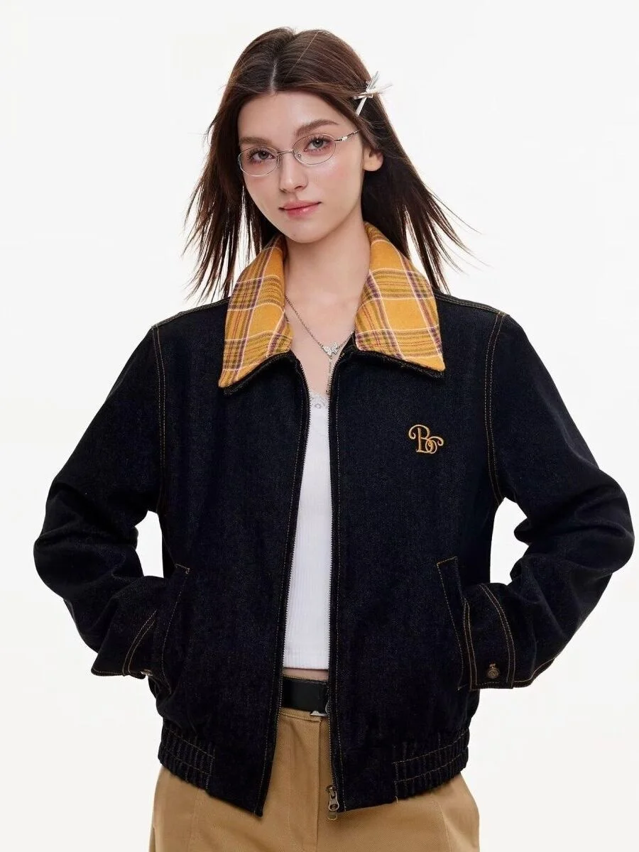 아메리칸 레트로 데님 재킷 유니섹스 봄 가을 루즈 캐주얼 다용도 작업복 재킷 트렌디 페이크 투피스 코트 남녀 공용