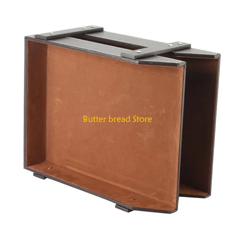 W89C Document File plateau Double couches bureau PU en en papier support support