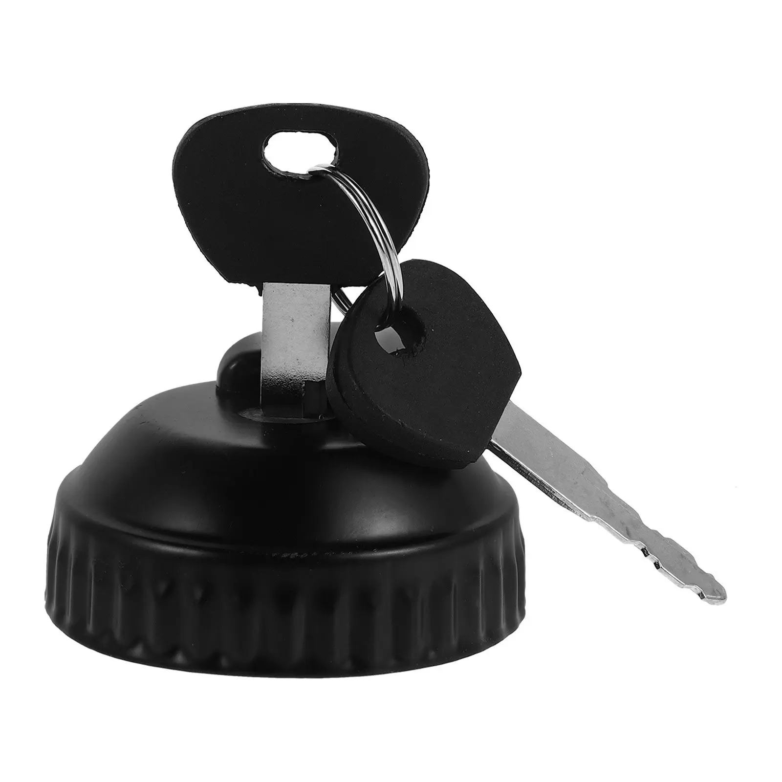 1Set Lightweight Lockable Gas Cap for Truck Fuel Systems Stainless Steel Anti Theft Tank Lid Secure Locking Mechanism Automotive