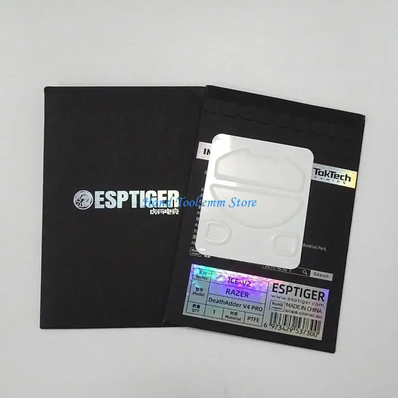 H37F Smooth Gliding PTFE Gaming Mouse Mouse Skates 0.8mm تم ترقيته مما يعزز انزلاق الماوس لـ Deathadder v4pro