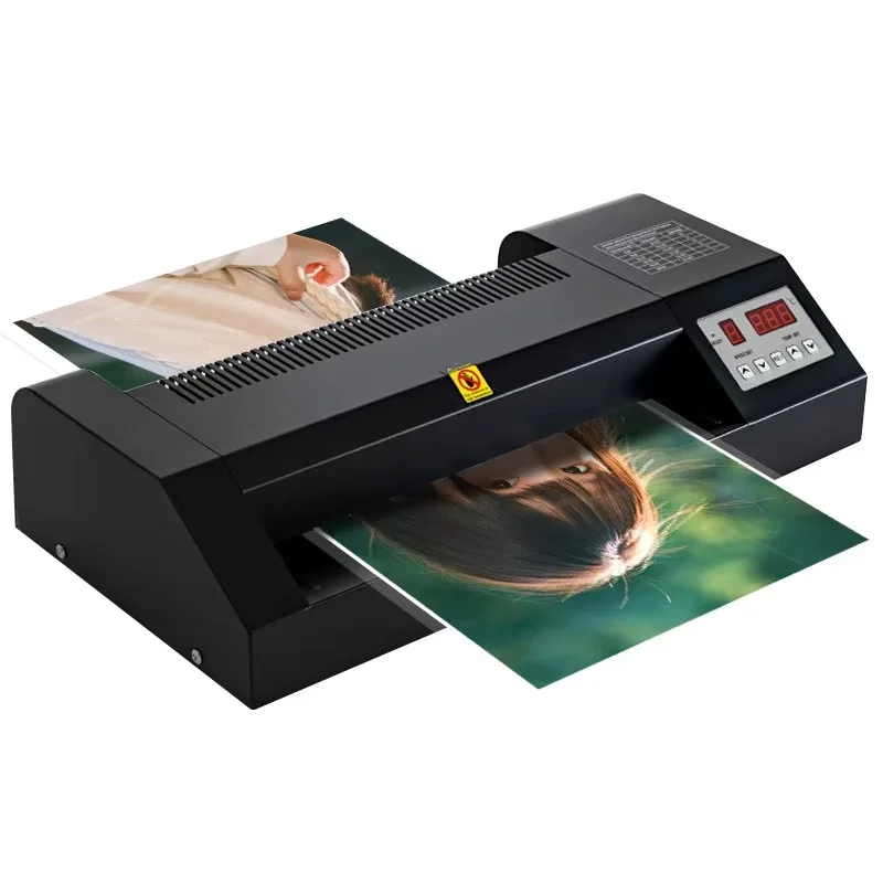 HD-330T Heavy Duty-A3 Laminator 9-Speed Adjustable Thermal Lamination Machine for Office Commercial Use
