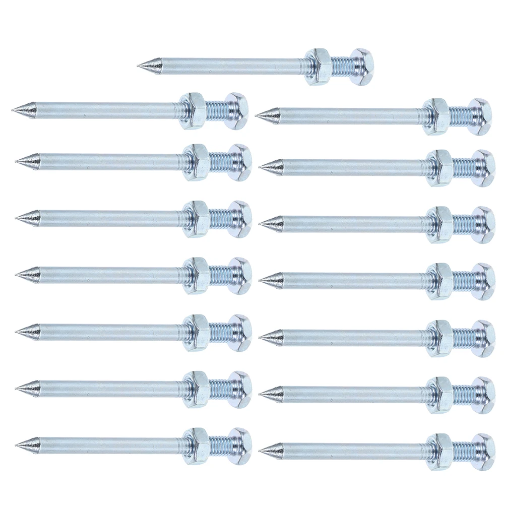 

15 Pcs Nail Accessories Aerator Spiked Pegs Replacement Spikes Fence Stakes Lawn Heavy Duty Artificial Turf