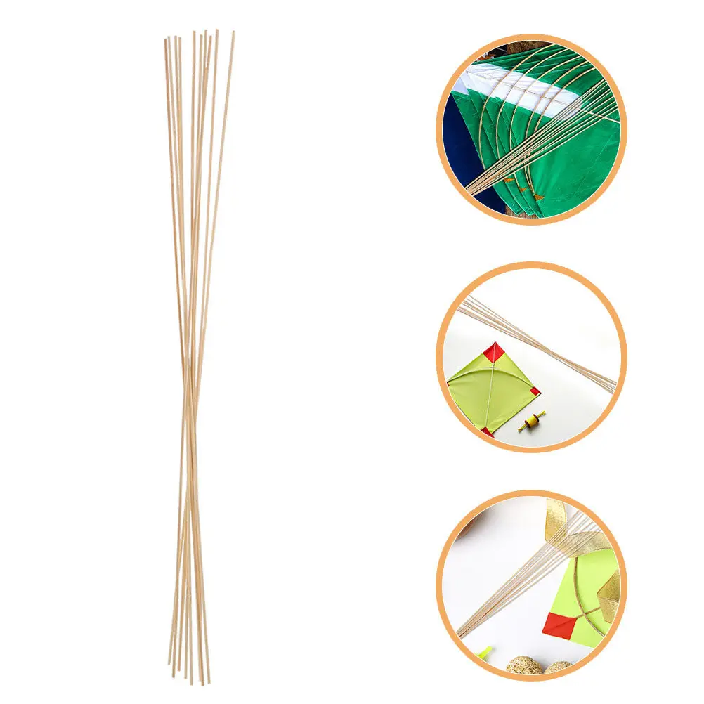

10Pcs Bamboo Kite Frame Dowels 23.9x0.2 Inch Beginner Friendly Lightweight DIY Kite Supplies Outdoor Activity Set