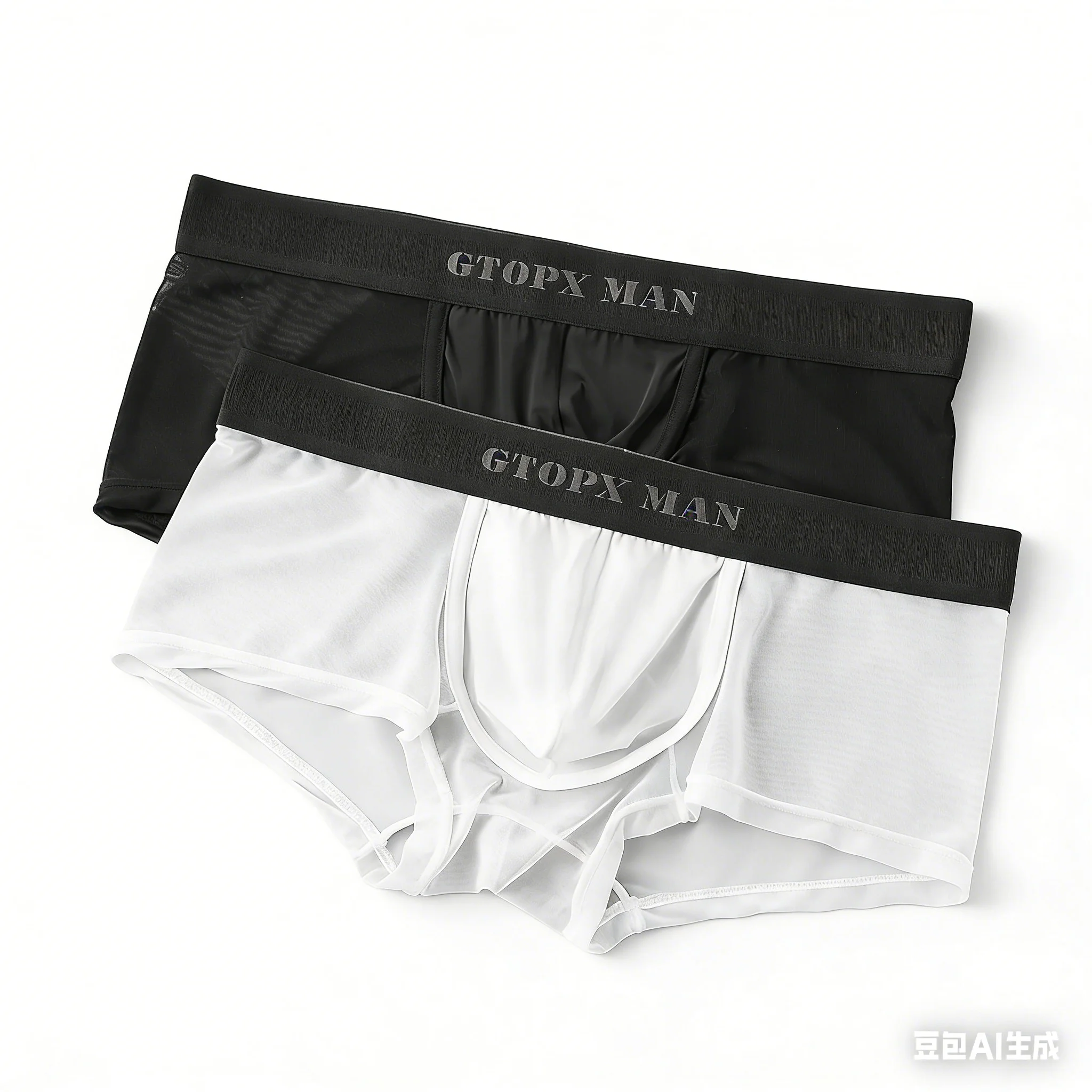 

Sheer Mesh Bulge Boxy Underwear for Men Sexy U Convex Pouch Boxer Brief Semi-transparent Quick Drying Cool Feel Daily Underpants