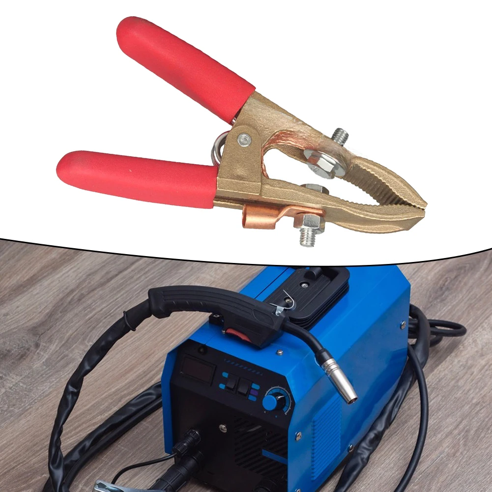 500A Earth Cable Clamp Welding Pliers A Shape Earth Wire Clamp Grounding Clamp For Gas Shielded Welding Argon Welding