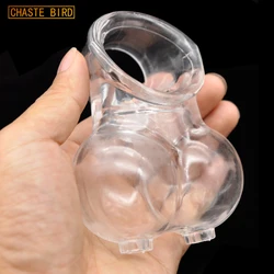 Chaste Bird Male penis scrotum Ring Sleeve Cock Cage cockrings delay Sex Toys for Men Ring Hammer Ball Stretcher A325