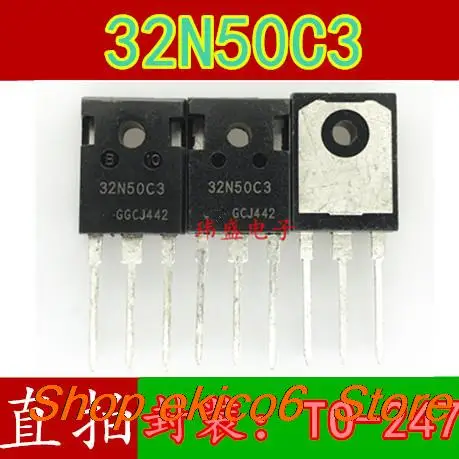 5pieces Original stock 32N50C3 SPW32N50C3 TO-247 MOS 32A/500V