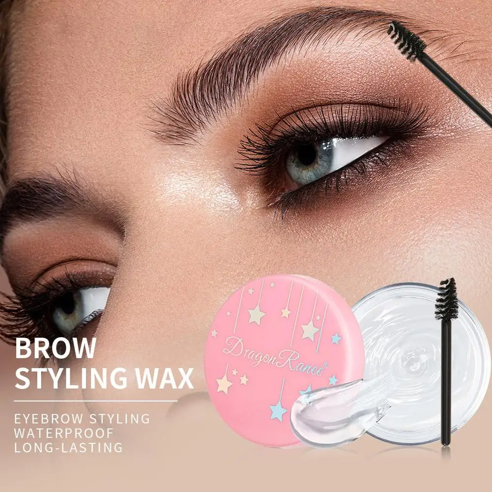 Transparante Wenkbrauw Styling Wax Waterdichte Sneldrogende, Duurzame Wenkbrauwpommade Setting Gel Wilde Wenkbrauw Beeldhouwen Zeep Make-Up Cosmetisch