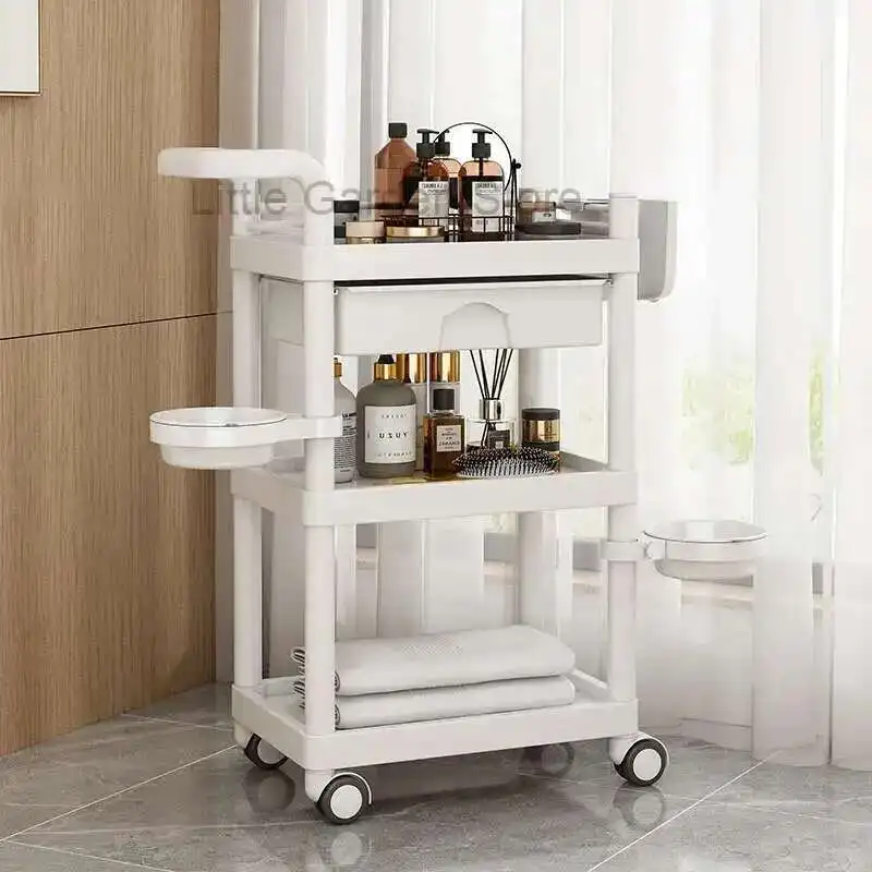 

Beauty Hairdressing Multifunction Salon Trolley Cosmetic Lash Salon Trolley Storage Carrito Auxiliar Beauty Furniture HYST