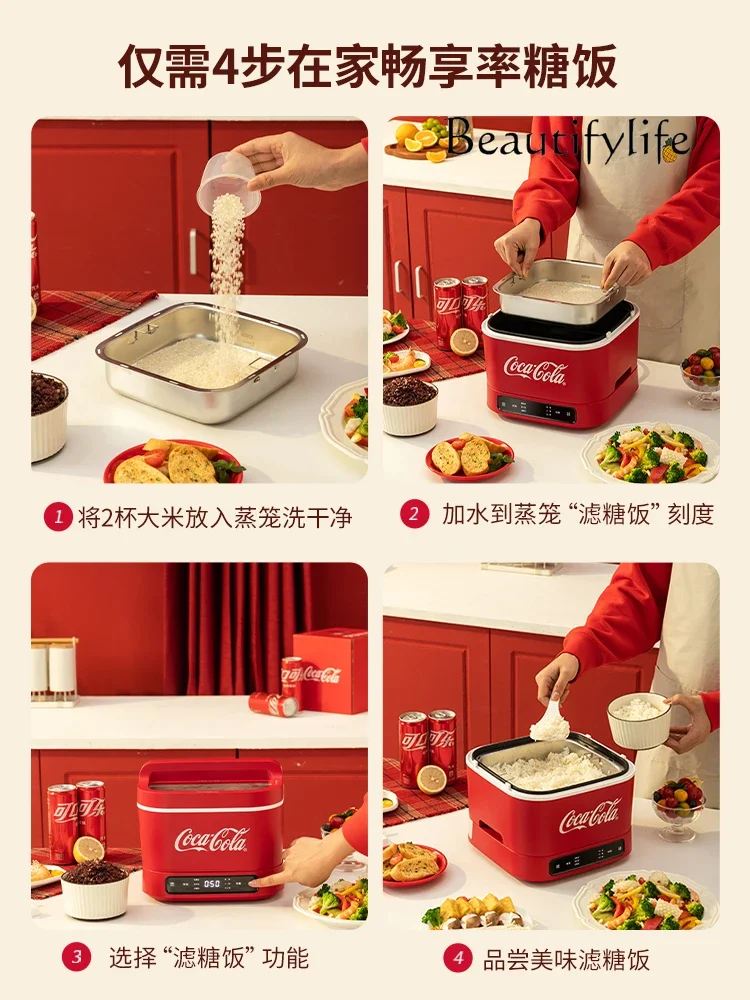 Electric Caldron Multi-Functional Removable and Washable Household Large Capacity Split Non-Stick Electric Food Warmer