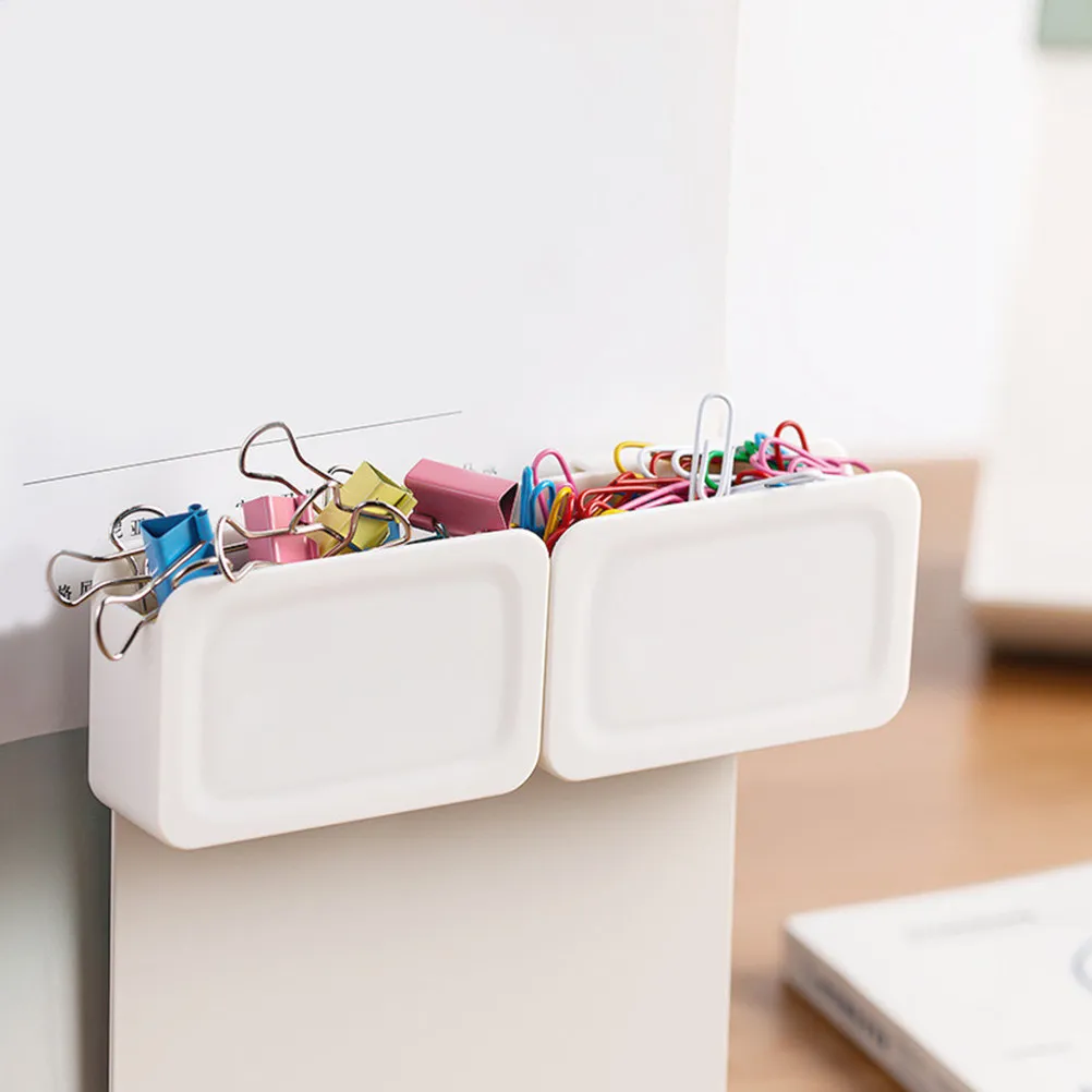 

2Pcs Fridge Side Door Box Mini Fridge Organizer ABS Material Easy to Install and Use Refrigerator Side Box