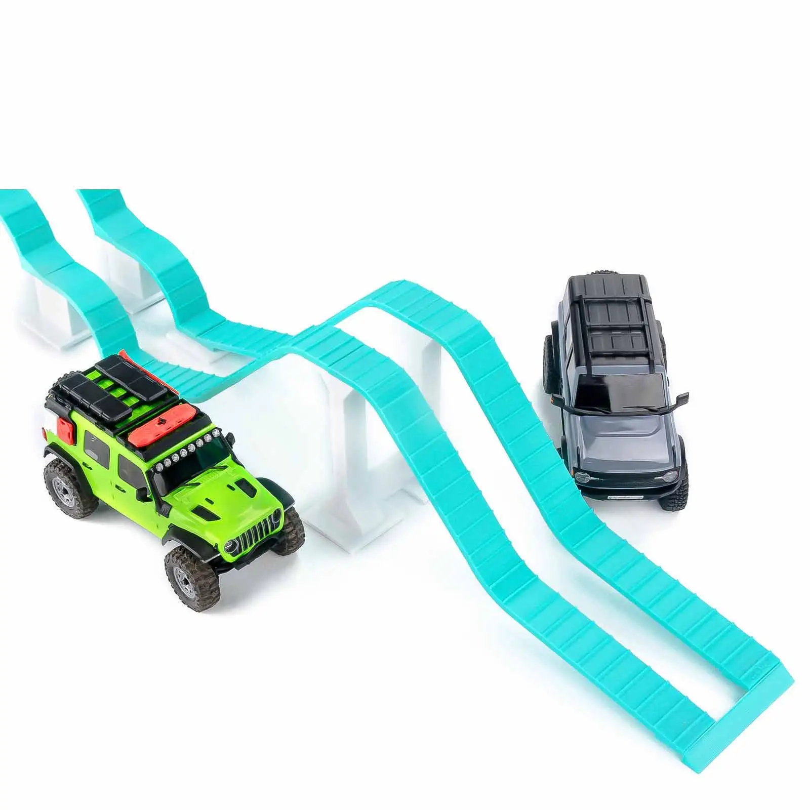 

Мост для радиоуправляемых краулеров 1/30 для сильных уклонов, прочная замена, реквизит для сцен с преодолением препятствий